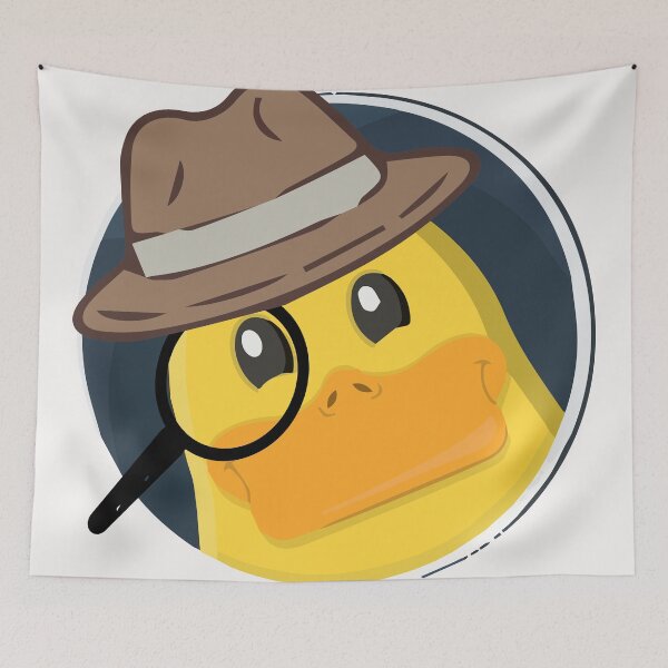 Item preview, ducktective Sticker designed and sold by Ni Faycal.