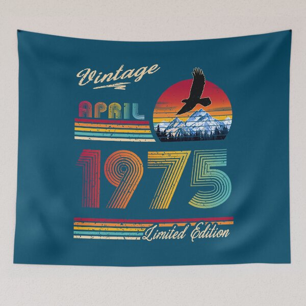 Item preview, Vintage April 1975 Birthday designed and sold by GreenSplash.