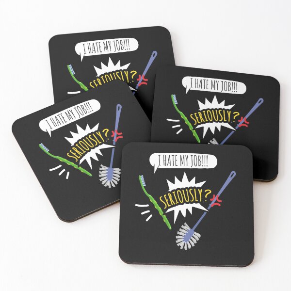 Item preview, I Hate My Job ! ! ! Seriousy? Toothbrush designed and sold by MooonTees.