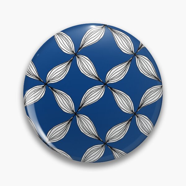 Item preview, Blue white  flower Patterns designed and sold by Eve :).