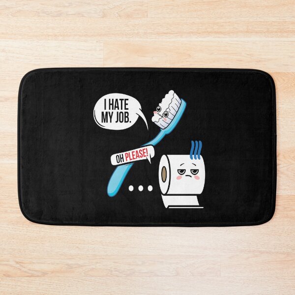 Item preview, I Hate My Job  Seriousy Toothbrush designed and sold by MooonTees.