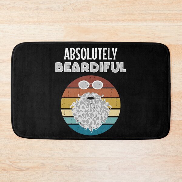 Item preview, Retro Style Absolutely Beardiful Funny Biker Bearded Hipster designed and sold by Crow and Monkey.
