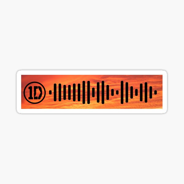 drag-me-down-spotify-code-sticker-for-sale-by-dianalalwani-redbubble