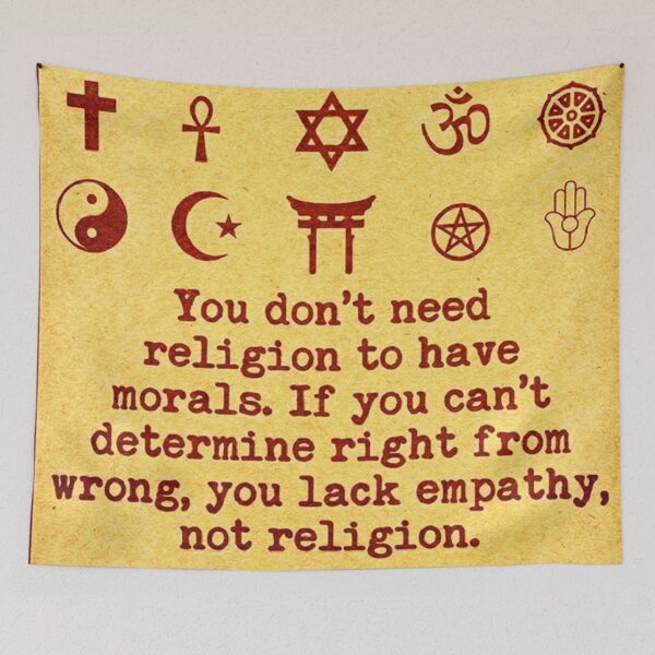 Item preview, Religion Does Not Equal Empathy designed and sold by GuyBlank.