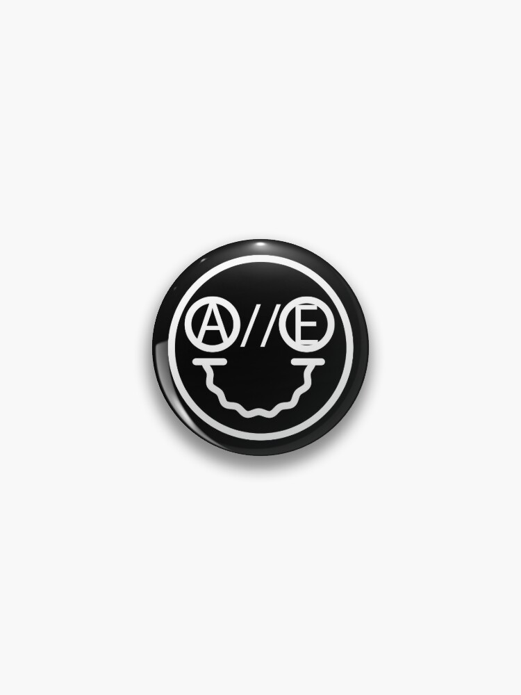 A//E Equality Smiley Face" Pin for Sale Dr-Faustus | Redbubble