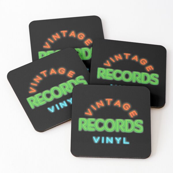 Item preview, Vintage Records Neon W/Blur designed and sold by ArtofDissent.