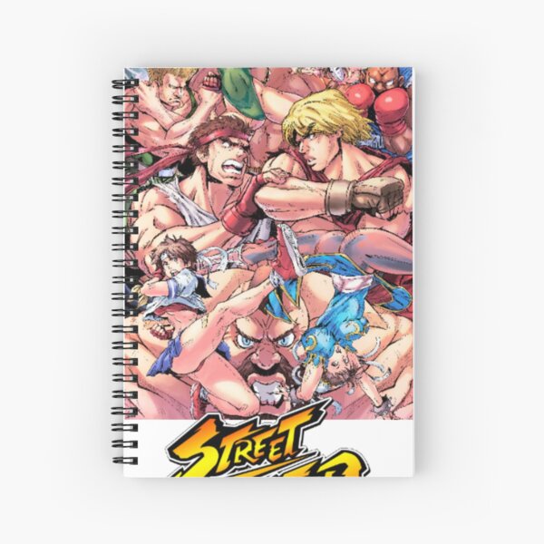 Vega - Street Fighter Spiral Notebook by E1even1nk