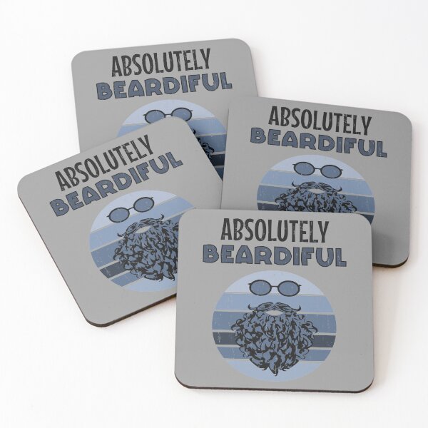 Item preview,  Absolutely Beardiful Funny Biker Bearded Hipster Fashion designed and sold by Crow and Monkey.