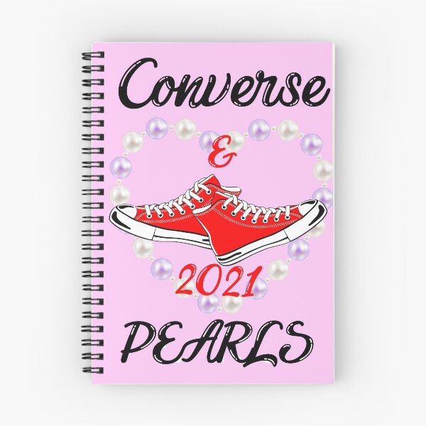 Item preview, Converse and pearls SNEAKERS INAUGRATION DAY 2021 designed and sold by AkilaShop.