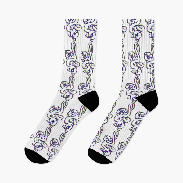 Item preview, Psychedelic neon infinity snake with orchids designed and sold by zherra.