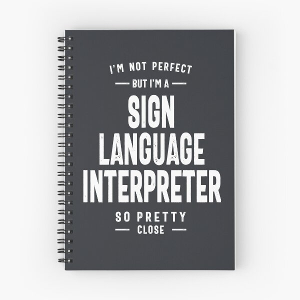 Item preview, Sign Language Interpreter Gift Funny Job Title Profession Birthday Idea designed and sold by cidolopez.