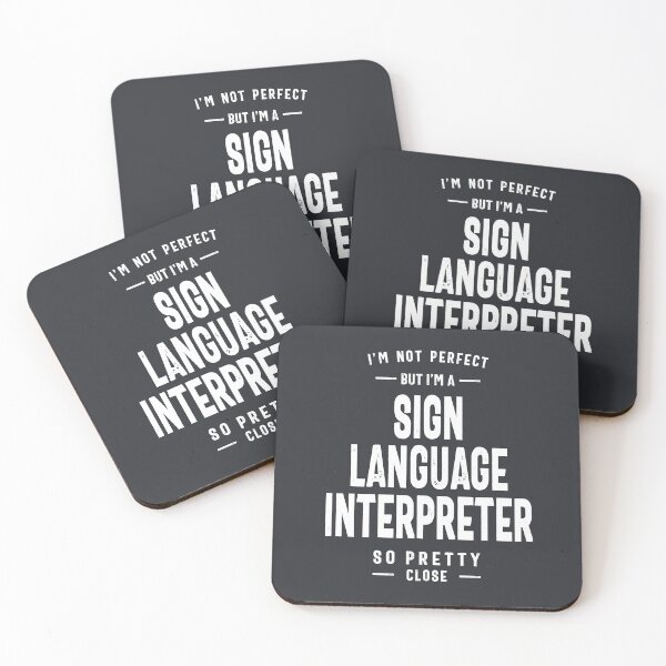 Item preview, Sign Language Interpreter Gift Funny Job Title Profession Birthday Idea designed and sold by cidolopez.