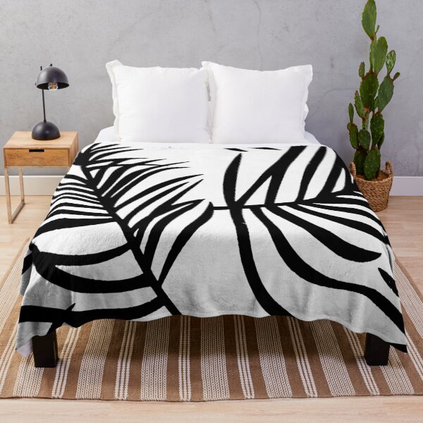 Item preview, zebra fronds - black and white - light mode designed and sold by TheDiamondRiot.