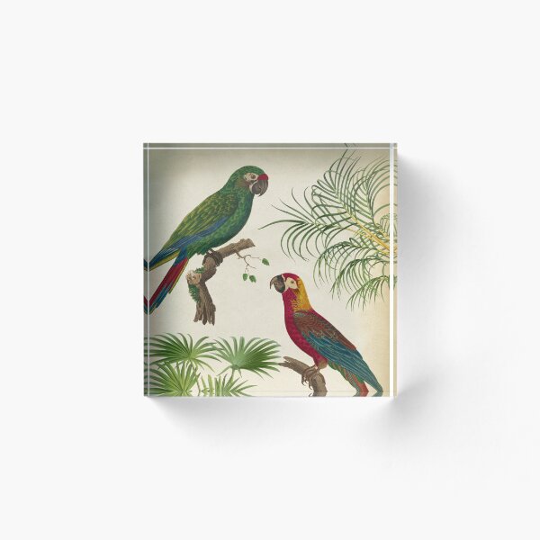 Item preview, Tropical Birds. Palms and parrots designed and sold by LeAllureVintage.