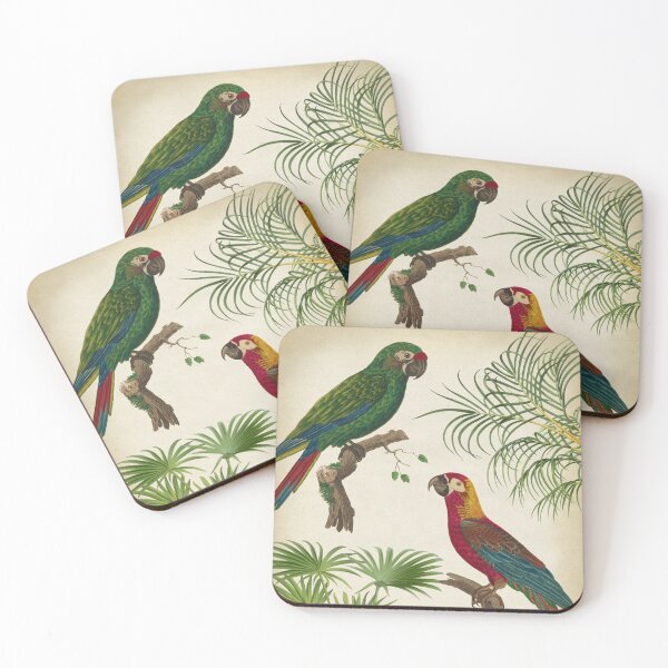 Item preview, Tropical Birds. Palms and parrots designed and sold by LeAllureVintage.
