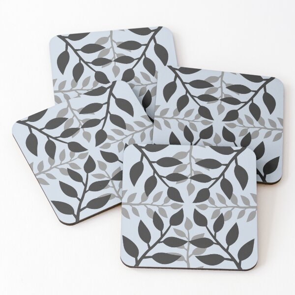 Item preview, Hojas negras y grises designed and sold by MaritzaGoodIdea.