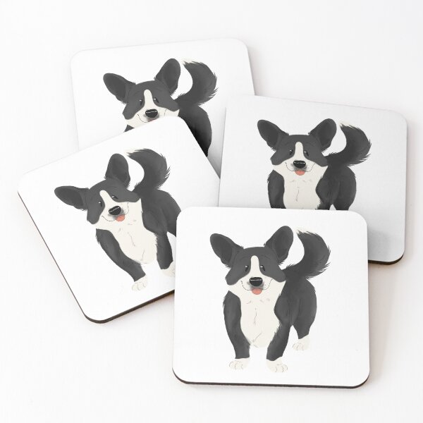 Item preview, Black Cardigan Welsh Corgi designed and sold by scribblesnsnuff.