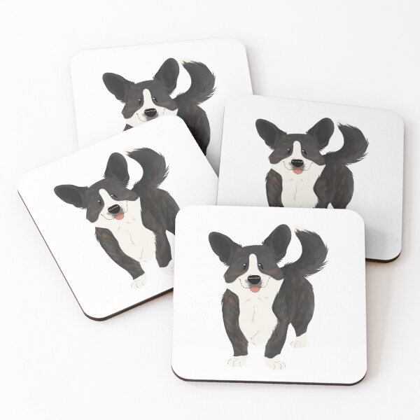 Item preview, Brindle Cardigan Welsh Corgi designed and sold by scribblesnsnuff.