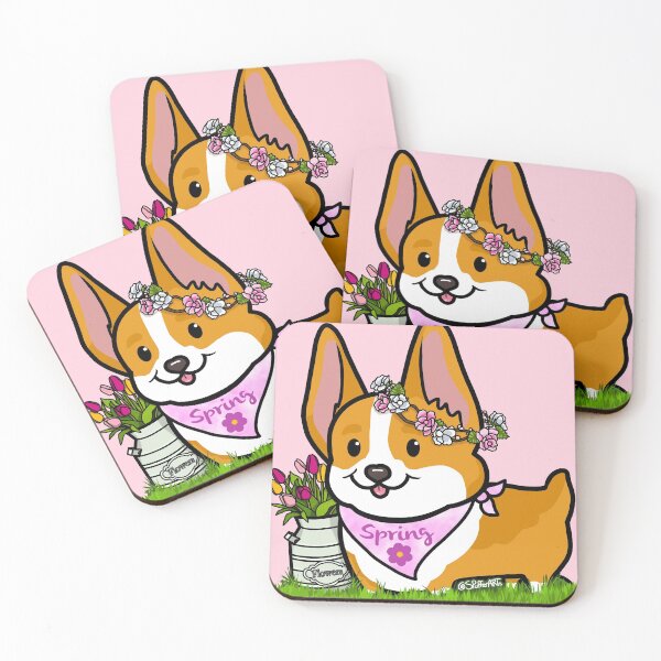 Item preview, Spring Corgi designed and sold by SPufferART.