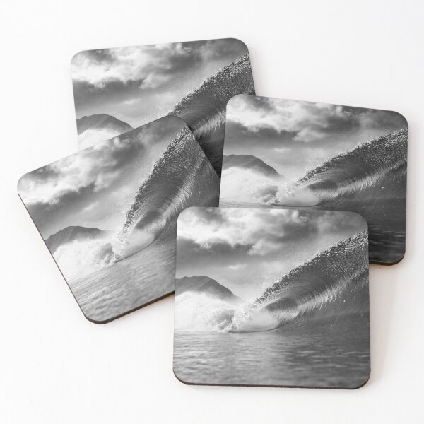 Item preview, Wild waves in black & white designed and sold by Lost Highway Horror..