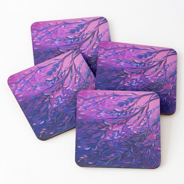 Item preview, Winds of Change  - Willow leaves blowing and floating in the wind designed and sold by danielabahry.