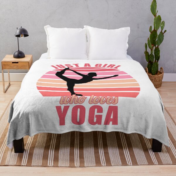 Item preview, Just A Girl Who Loves Yoga designed and sold by Adel Qasem.