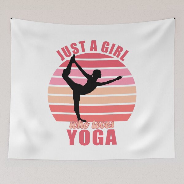 Item preview, Just A Girl Who Loves Yoga designed and sold by Adel Qasem.