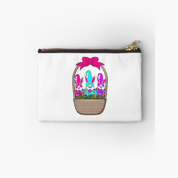 Item preview, 3 Easter Egg Gnomes in Easter Basket Pastel Spring Bunny Ears Rabbit Cute designed and sold by funnytshirtemp.