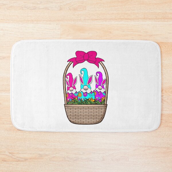 Item preview, 3 Easter Egg Gnomes in Easter Basket Pastel Spring Bunny Ears Rabbit Cute designed and sold by funnytshirtemp.