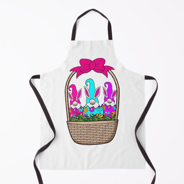 Item preview, 3 Easter Egg Gnomes in Easter Basket Pastel Spring Bunny Ears Rabbit Cute designed and sold by funnytshirtemp.
