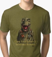 Firefly: "Curse your sudden but inevitable betrayal!" Tri-blend T-Shirt
