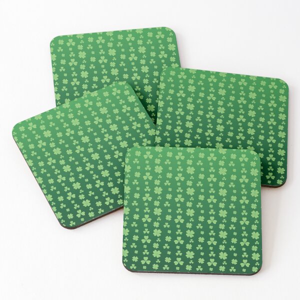 Item preview, Saint Patrick Green Clover Leaf Pattern designed and sold by GlamOvira.