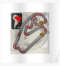 f1 brazil Poster