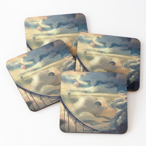 Item preview, Magical Hot Air Balloons, San Francisco Bridge  designed and sold by Enchantedpaints.