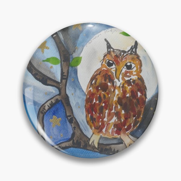 Item preview, Owl among Stars at Night designed and sold by Casimirasart.