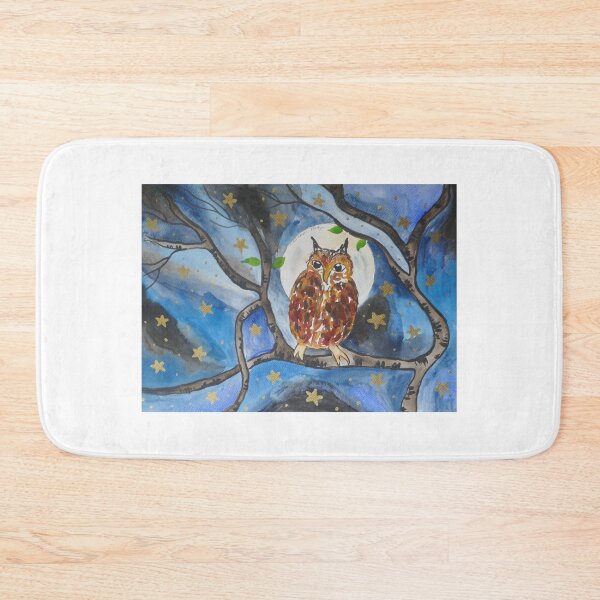 Item preview, Owl among Stars at Night designed and sold by Casimirasart.
