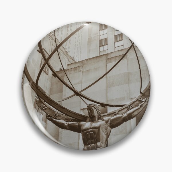 Item preview, The statue of Atlas in New York City designed and sold by kmiragayaphoto.