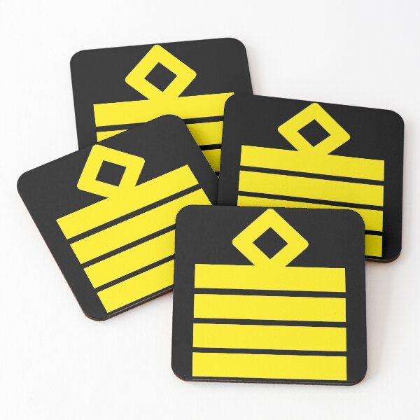 Item preview, Captain Epaullets Maritime Hierarchy, Black. Diamond. Rhombus. designed and sold by Sailor-One.