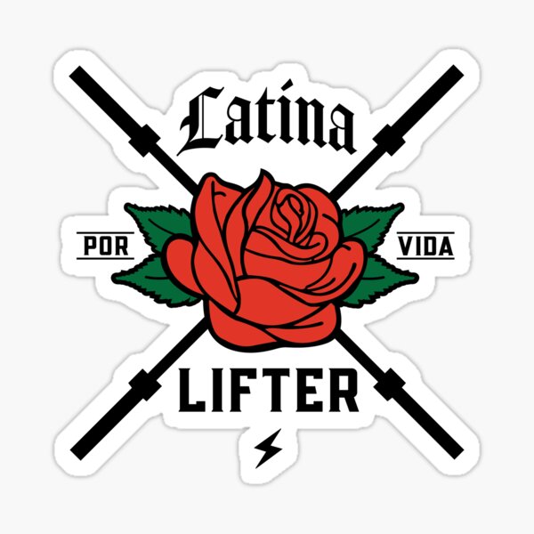 Item preview, Rose Latina Lifter Por Vida designed and sold by TheCraftyDrunkCo.