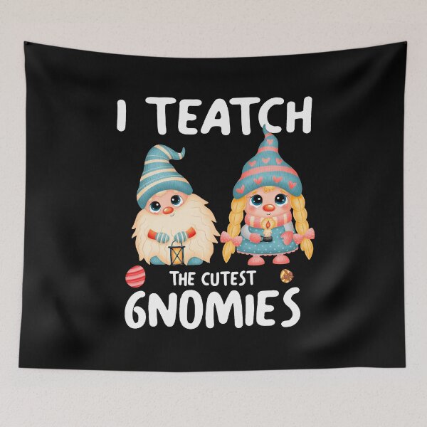 Item preview, I Teach The Cutest Gnomies Funny Easter School designed and sold by PinkyTree.