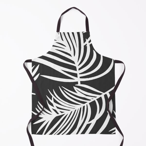 Item preview, zebra fronds - black and white - dark mode designed and sold by TheDiamondRiot.