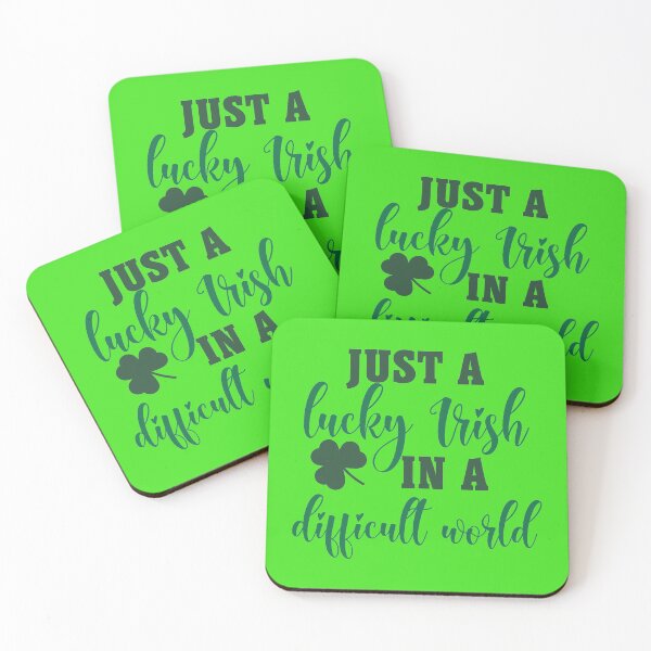 Item preview, just a lucky irish in a difficult world designed and sold by Adhiambo.