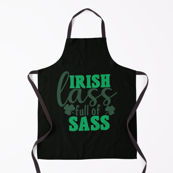 Item preview, IRISH LASS FULL OF SASS ST. PATRICKS DAY QUOTE designed and sold by Adhiambo.