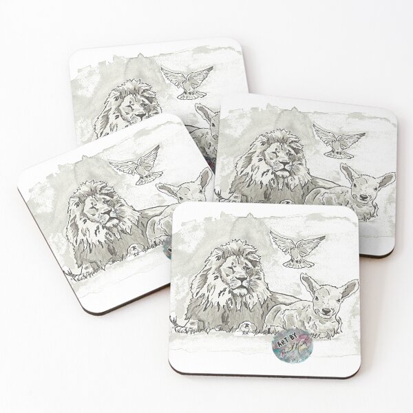 Item preview, The Lion and The Lamb and The Dove designed and sold by ArtDanielKeith.