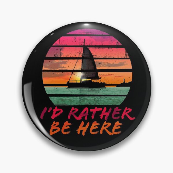 Item preview, I'd Rather Be Sailing in the Sunset Vintage designed and sold by Nerd Shizzle.