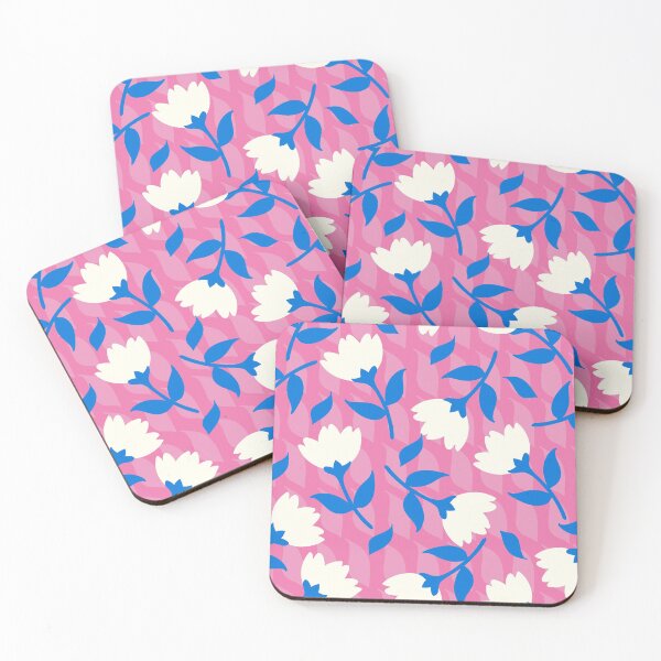 Item preview, White and blue summer flowers designed and sold by Soramame.