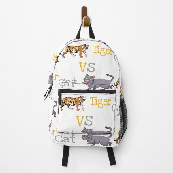 Item preview, Cute cat vs tiger shirts, cute cat vs tiger design, cute cat vs tiger lover, funny cat vs tiger masks, funny cat vs tiger phone cases, nice cat vs tiger stikars, cat vs tiger mugs, cat vs tiger clock designed and sold by Poussyarts.