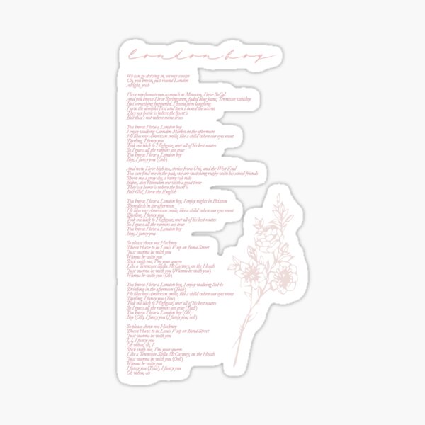 Taylor Swift Lyric Stickers for Sale