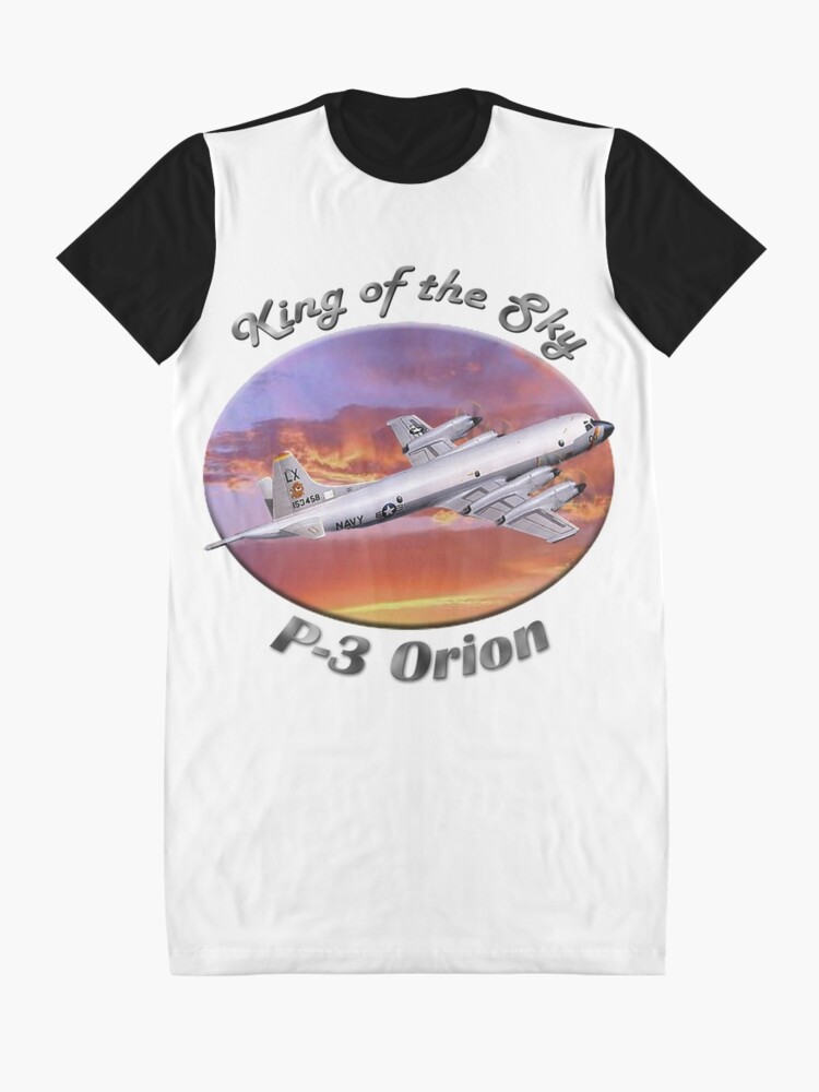 Alternate view of P-3 Orion King Of The Sky Graphic T-Shirt Dress