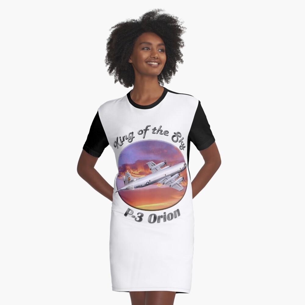 P-3 Orion King Of The Sky Graphic T-Shirt Dress
